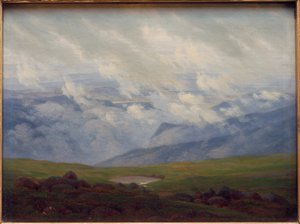 Nubes en movimiento de Caspar David Friedrich