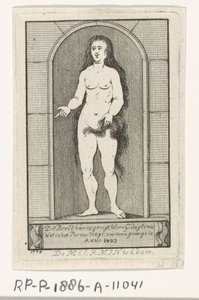 Nicho con la estatua de una sirena de Caspar Jacobsz. Philips