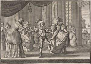 Educación de Balthazar Karel, el hijo mayor del rey Felipe IV, 1642 de Caspar Luyken (attributed to)