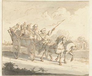 El carro de la granja de Caspar Luyken