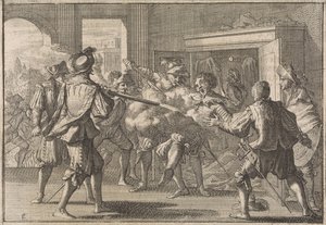 Miguel de Vasconcelos es descubierto en un armario y asesinado por portugueses enfurecidos, 1640