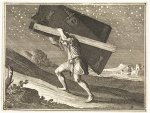 Sansón lleva las puertas de Gaza de Caspar Luyken