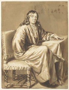 Retrato de Cornelis de Man de Caspar Netscher