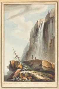 Cascada sobre Wasserberg de Caspar Wolf