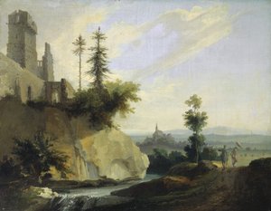 Composición de Paisaje con la Ruina de un Castillo