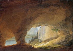 Vista desde la Cueva de Beatus sobre el Lago de Thun, 1776