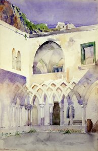 Patio, Monasterio de Capucine, Amalfi, 1898