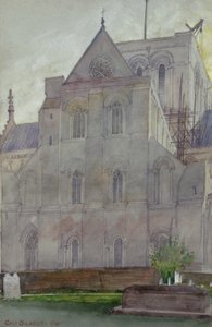 Transepto norte, Catedral de Winchester, Inglaterra, 1910