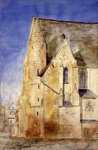Iglesia vieja, Tours, Francia, 1880