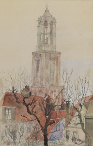 Torre de la Catedral de Utrecht, Holanda, 1898 de Cass Gilbert