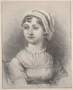 Jane Austen (grabado) de Cassandra (after) Austen