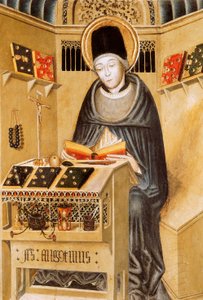 Retrato de San Agustín de Hipona de Catalan School