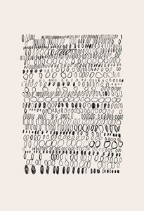 Cuadrícula de guijarros orgánicos de Catalina Somolinos