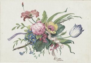 Arreglo floral de Catharina Wilhelmina Schweickhardt
