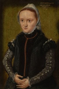 Retrato de mujer de Catharina van Hemessen