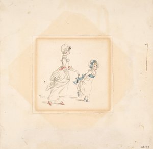 Mujer y niño, 1883