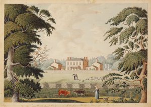 Belle Vue, la Residencia de Robert Reynolds, Esquire tomada desde el Este de Catherine Reynolds