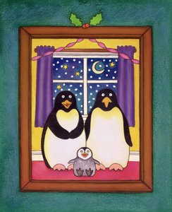 Navidad de la Familia Pingüino, 1997 de Cathy Baxter