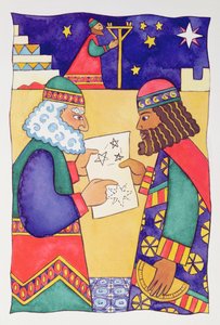 Los sabios buscando la estrella de Belén de Cathy Baxter