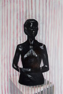 Venus negra, 2014-15 (óleo sobre lino) de Cathy Lomax
