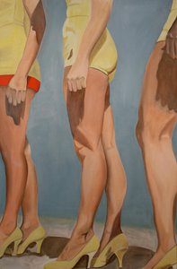 Piernas, 2007 (óleo sobre lienzo) de Cathy Lomax