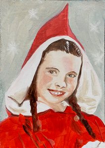 Margaret, 2023 (óleo sobre papel) de Cathy Lomax