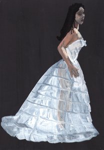 Susana, 2011 (óleo sobre papel) de Cathy Lomax