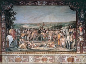 Combate de los Horacios y los Curiacios de Cavalier dArpino