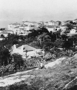 Beirut desde el Colegio Americano, Líbano, c1927-c1931 de Cavanders Ltd