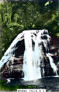 Cataratas Mokau, Isla Norte, Nueva Zelanda