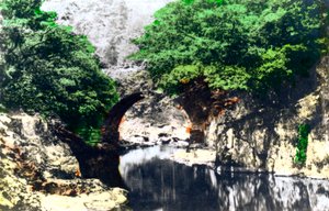 Puente romano en Bettws-y-Coed, Gwynedd, 1926 de Cavenders Ltd