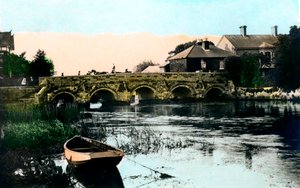 El viejo puente, Christchurch, Dorset, 1926