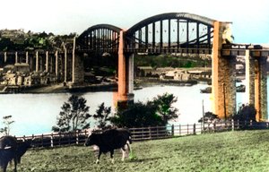 El Puente Royal Albert, Saltash, Cornwall, 1926