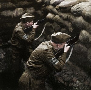 Cubriendo el bloqueo de la carretera, 1941 de Cecil Beaton