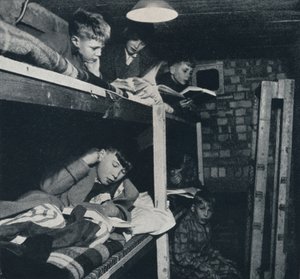Dormitorio de escolares de Cecil Beaton
