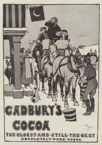 Anuncio, Cacao de Cadbury (grabado) de Cecil Charles Windsor Aldin