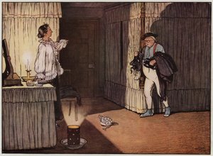 Ilustración para "Los papeles póstumos del Club Pickwick" de Cecil Aldin (litografía en color) de Cecil Charles Windsor Aldin