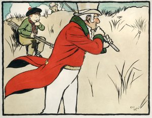 Deportes y juegos antiguos ingleses: Golf de Cecil Charles Windsor Aldin