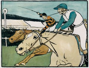 Deportes y Juegos Antiguos Ingleses: Carreras de Cecil Charles Windsor Aldin