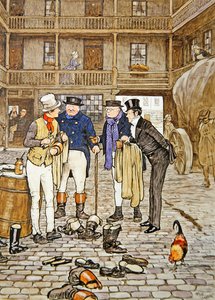 Sam en el White Hart de Cecil Charles Windsor Aldin