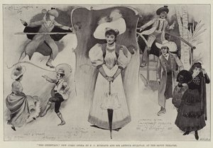 El jefe, nueva ópera cómica de F. C. Burnard y Sir Arthur Sullivan, en el Teatro Savoy