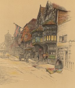 The George Inn, Salisbury de Cecil Charles Windsor Aldin