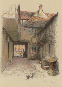 The Kings Head, Malmesbury de Cecil Charles Windsor Aldin