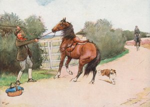 Entonces el niño se bajó y le dio una dura paliza de Cecil Charles Windsor Aldin