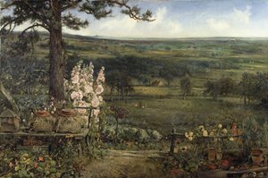 El jardín del ministro (óleo sobre lienzo)
