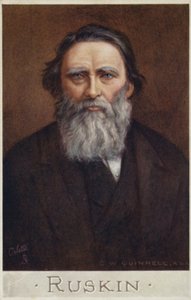 John Ruskin (1819-1900), escritor inglés, crítico de arte, artista y pensador social de Cecil Watson Quinnell