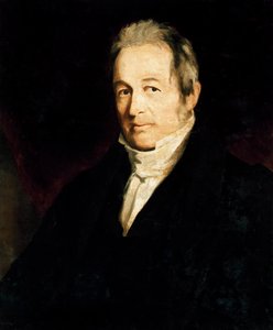 Retrato de John Galt (1779-1839), escritor escocés,pintura de Cedric Gray