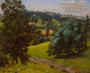 Paisaje en Hadleigh (óleo sobre lienzo)