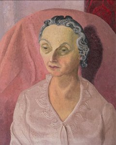 Retrato de la Sra. R.A. Gorer de Cedric Morris