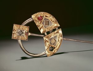 Broche anular, Tesoro de Ardagh, Reerasta, Condado de Limerick, Edad Vikinga de Celtic